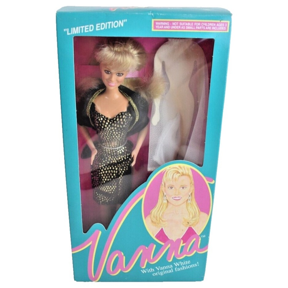 1990 Vanna White Limited Edition Collectors Doll Home Shopping Club NIB